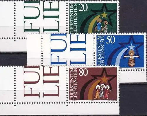 LIECHTENSTEIN 1983 Mi-Nr. 831/33 ** MNH