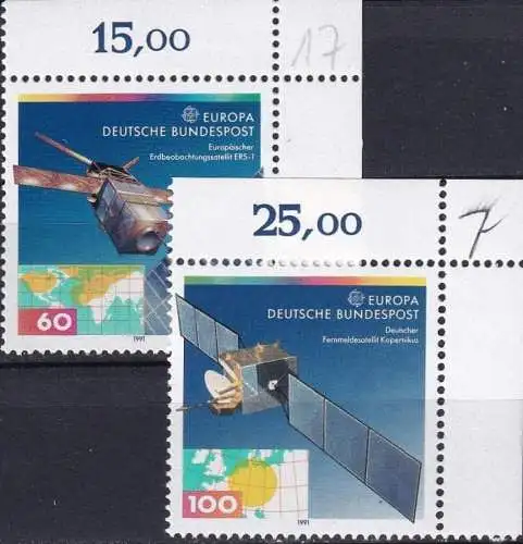 DEUTSCHLAND 1991 Mi-Nr. 1526/27 ** MNH