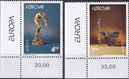 FÄRÖER 1993 Mi-Nr. 248/49 ** MNH - CEPT