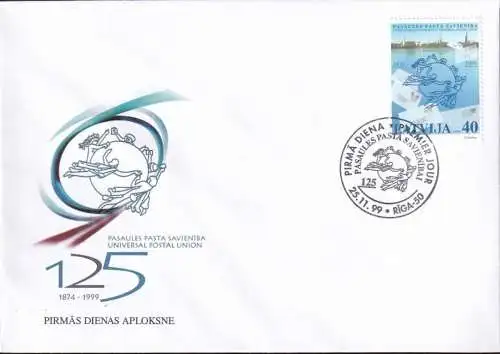 LETTLAND 1999 Mi-Nr. 513 FDC