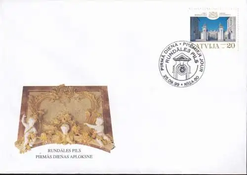 LETTLAND 1999 Mi-Nr. 510 FDC