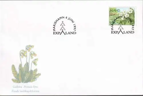 ALAND 1997 Brief Stempelbeleg Expaland