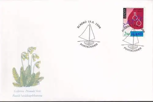 ALAND 1996 Brief Stempelbeleg Postrodden