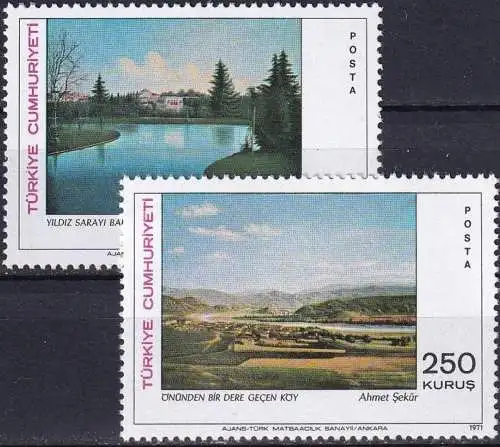 TÜRKEI 1971 Mi-Nr. 2205/06 ** MNH