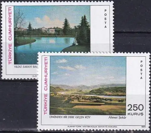 TÜRKEI 1971 Mi-Nr. 2205/06 ** MNH