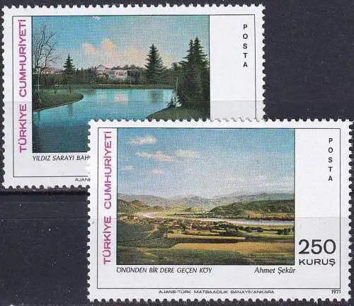 TÜRKEI 1971 Mi-Nr. 2205/06 ** MNH