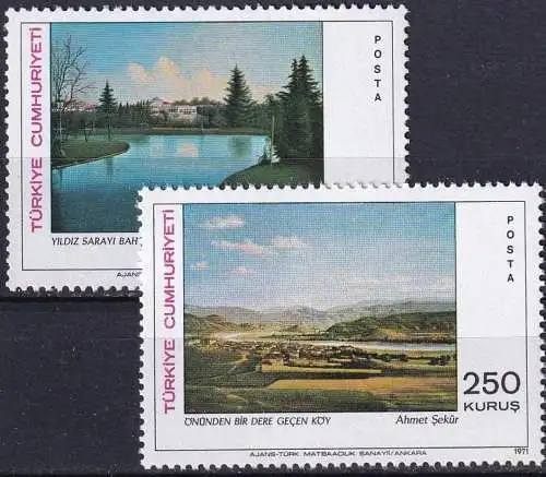 TÜRKEI 1971 Mi-Nr. 2205/06 ** MNH