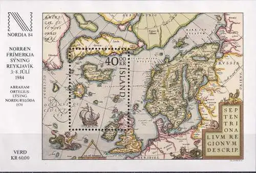 ISLAND 1984 Mi-Nr. Block 6 ** MNH