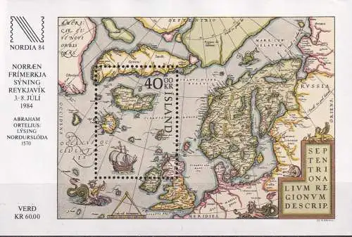 ISLAND 1984 Mi-Nr. Block 6 ** MNH