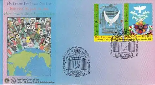 UNO WIEN 2006 Mi-Nr. 475/76 FDC