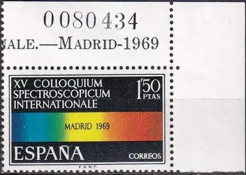 SPANIEN 1969 Mi-Nr. 1812 Eckrand ** MNH - CEPT