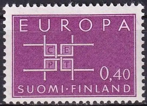 FINNLAND 1963 Mi-Nr. 576 ** MNH - CEPT