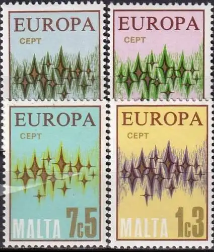 MALTA 1972 Mi-Nr. 450/53 ** MNH