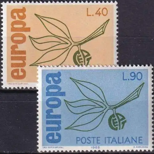 ITALIEN 1965 Mi-Nr. 1186/87 ** MNH