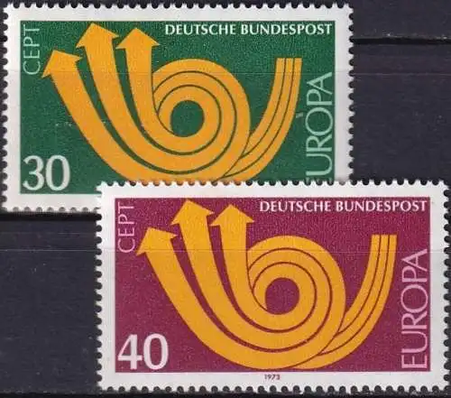 DEUTSCHLAND 1973 Mi-Nr. 768/69 ** MNH