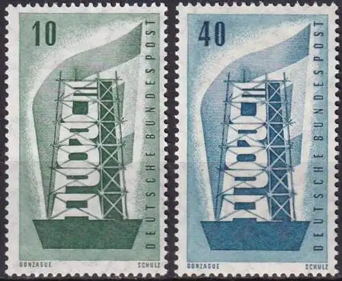 DEUTSCHLAND 1956 Mi-Nr. 241/42 ** MNH - CEPT