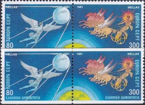 GRIECHENLAND 1991 Mi-Nr. 1777/78 AC ** MNH