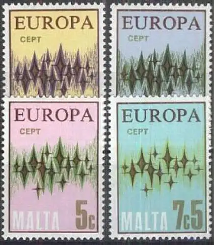MALTA 1972 Mi-Nr. 450/53 ** MNH - CEPT