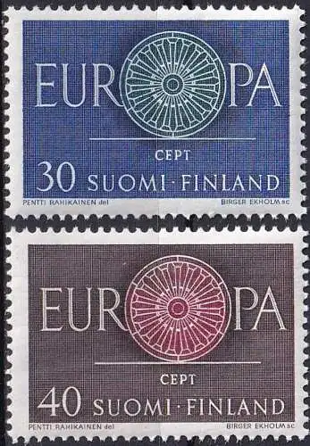 FINNLAND 1960 Mi-Nr. 525/26 ** MNH - CEPT