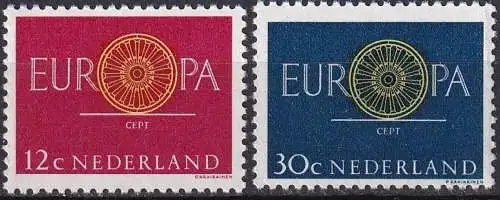 NIEDERLANDE 1960 Mi-Nr. 753/54 ** MNH - CEPT