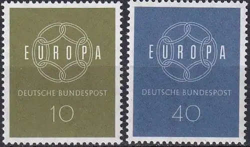 DEUTSCHLAND 1959 Mi-Nr. 320/21 ** MNH - CEPT