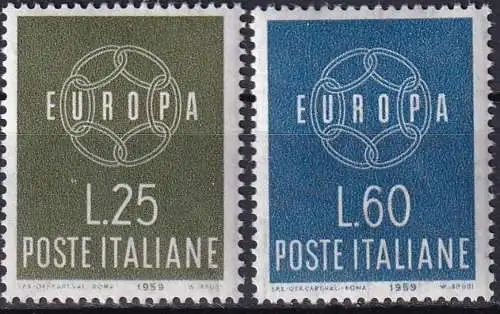 ITALIEN 1959 Mi-Nr. 1055/56 ** MNH - CEPT