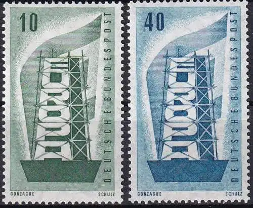 DEUTSCHLAND 1956 Mi-Nr. 241/42 ** MNH - CEPT