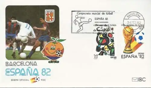 SPANIEN 1982 Mi-Nr. 2532/33 FDC