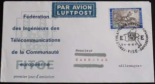 BELGIEN 1967 Mi-Nr. 1476 FDC