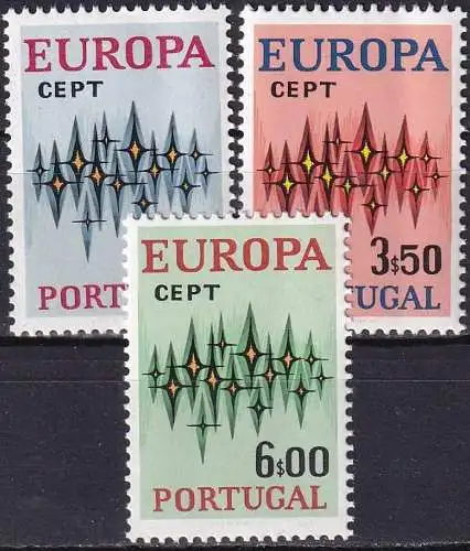 PORTUGAL 1972 Mi-Nr. 1166/68 ** MNH - CEPT
