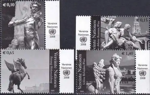 UNO WIEN 2008 Mi-Nr. 522/25 ** MNH