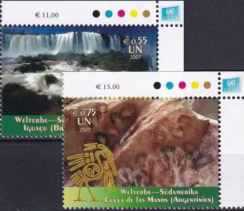 UNO WIEN 2007 Mi-Nr. 504/05 ** MNH