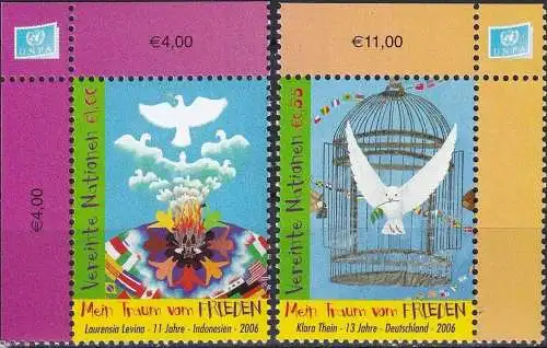 UNO WIEN 2006 Mi-Nr. 475/76 ** MNH