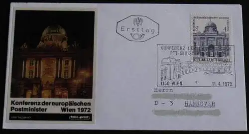 ÖSTERREICH 1972 Mi-Nr. 1385 FDC
