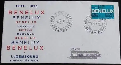 LUXEMBURG 1974 Mi-Nr. 891 FDC