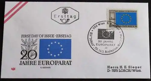 ÖSTERREICH 1969 Mi-Nr. 1292 FDC