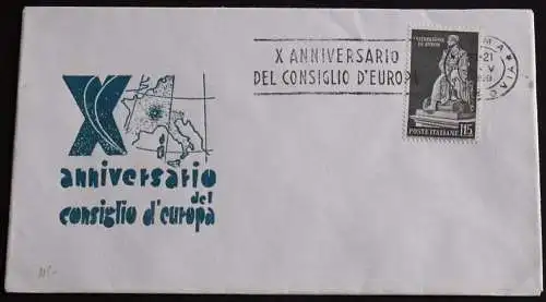 ITALIEN 1959 Mi-Nr. 1037 FDC