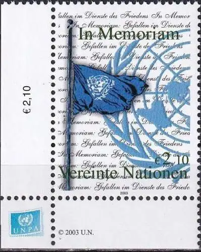 UNO WIEN 2003 Mi-Nr. 405 ** MNH