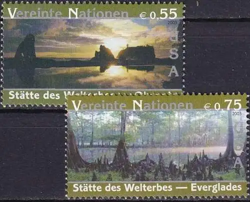 UNO WIEN 2003 Mi-Nr. 397/98 ** MNH