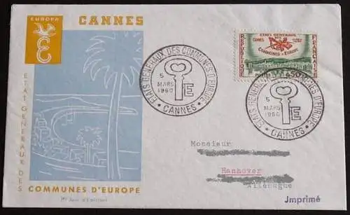 FRANKREICH 1960 Mi-Nr. 1292 FDC