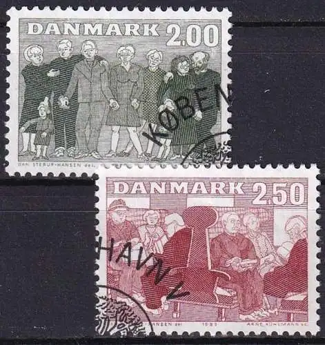 DÄNEMARK 1983 Mi-Nr. 788/89 o used - aus Abo