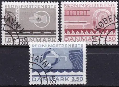 DÄNEMARK 1983 Mi-Nr. 785/87 o used - aus Abo