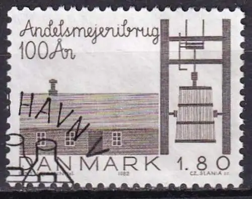 DÄNEMARK 1982 Mi-Nr. 757 o used - aus Abo