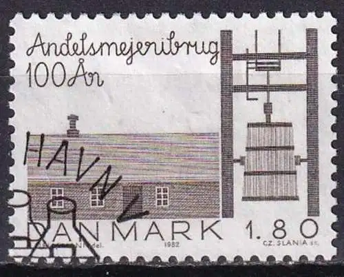 DÄNEMARK 1982 Mi-Nr. 757 o used - aus Abo