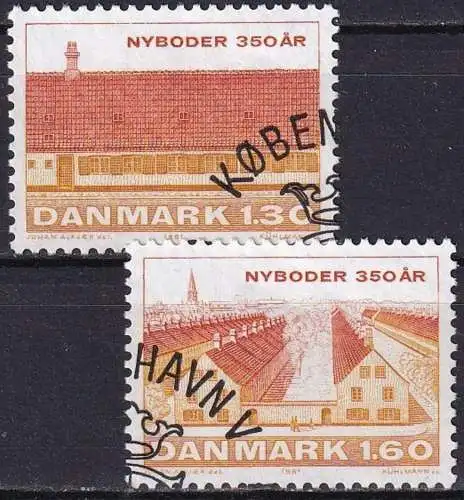 DÄNEMARK 1981 Mi-Nr. 728/29 o used - aus Abo