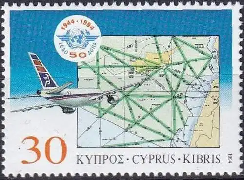 ZYPERN 1994 Mi-Nr. 831 ** MNH