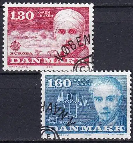 DÄNEMARK 1980 Mi-Nr. 699/00 o used - aus Abo