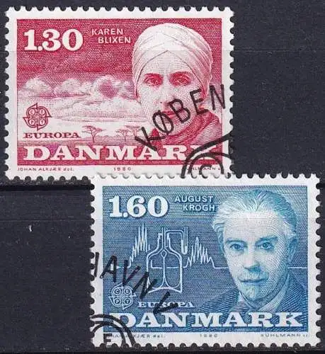 DÄNEMARK 1980 Mi-Nr. 699/00 o used - aus Abo