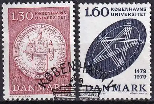 DÄNEMARK 1979 Mi-Nr. 677/78 o used - aus Abo