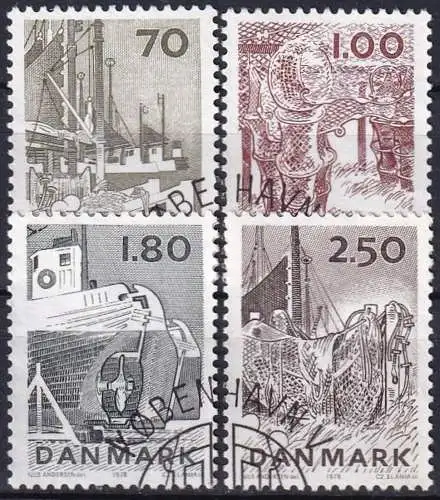 DÄNEMARK 1978 Mi-Nr. 668/71 o used - aus Abo